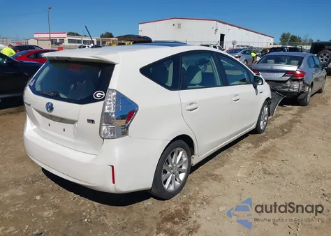 2012 Toyota Prius V Five from USA, damaged, VIN JTDZN3EU5C3063961